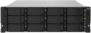 Qnap TS-1232PXU-RP Quad-core 1.7GHz rackmount NAS with 10GbE SFP+ and 2.5GbE ports and redundant power supply for SMB IT environment - Zapcart Technology Qatar