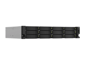 Qnap TS-1264U-RP-8G 12 Bay Intel® quad-core rackmount NAS with dualport 2.5GbE and PCIe expandability for high-speed transmission and virtualization applications - Zapcart Technology Qatar