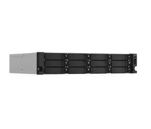 Qnap TS-1264U-RP-8G 12 Bay Intel® quad-core rackmount NAS with dualport 2.5GbE and PCIe expandability for high-speed transmission and virtualization applications - Zapcart Technology Qatar