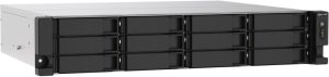 Qnap TS-1273AU-RP-8G High-performance dual-2.5GbE NAS Powered by a Quad-core AMD Ryzen™ processor, supporting 10GbE or M.2 SSD caching PCIe expandability for virtual applications (Supports QTS or QuTS hero system) - Zapcart Technology Qatar