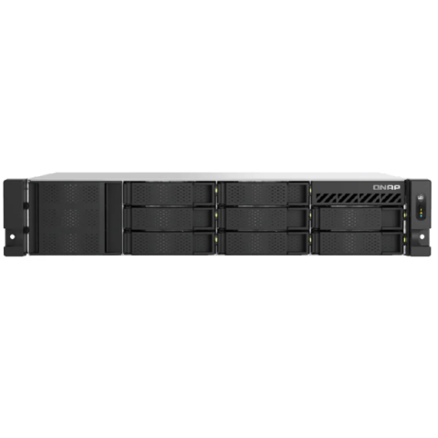 Qnap TS-855eU-RP-8G 2U short-depth rackmount NAS with 8-core computing power for optimized virtualization - Zapcart Technology Qatar