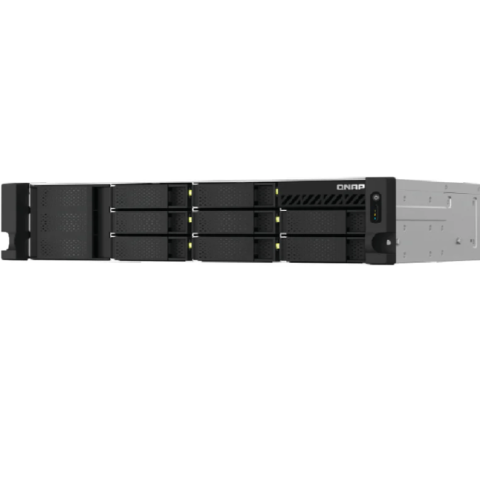 Qnap TS-864eU-RP-8G 8 Bay Short depth rackmount 2.5GbE NAS, space-efficient design with PCIe expandability and HDMI output - Zapcart Technology Qatar