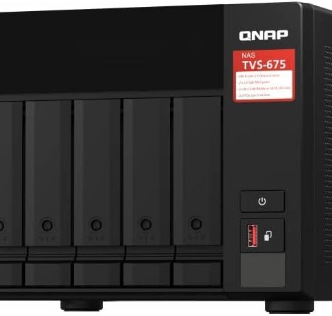 QNAP TVS-675-8G 6 Bay High-Speed Desktop NAS - Zapcart Technology Qatar
