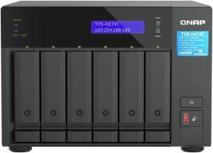 Qnap [TVS-h674T-i5-32G/TVS-h874T-i7-32G] 6 Bay Intel® Core i5 / i7 Thunderbolt 4 NAS - Zapcart Technology Qatar