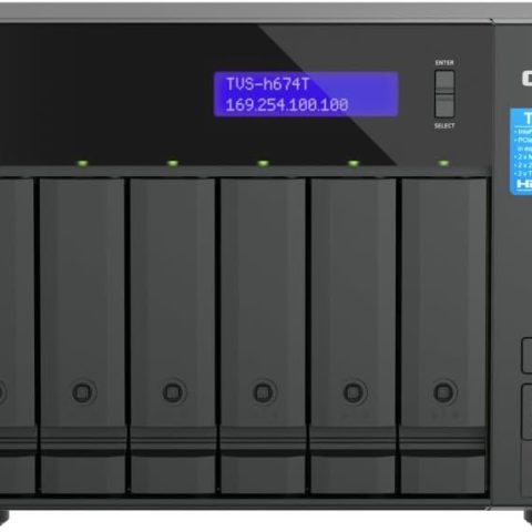 Qnap [TVS-h674T-i5-32G/TVS-h874T-i7-32G] 6 Bay Intel® Core i5 / i7 Thunderbolt 4 NAS - Zapcart Technology Qatar