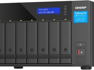 Qnap TVS-h874-i7-32G 8 Bay Highly-reliable ZFS-based storage with PCIe Gen 4 expandability for 10/25GbE connectivity, M.2 NVMe SSD caching and multi-threads processors for virtualization applications - Zapcart Technology Qatar