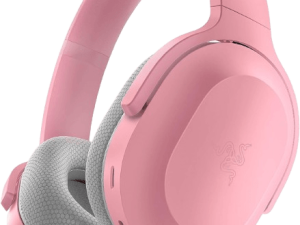 Razer Barracuda Wireless Gaming & Mobile Headset (PC, Playstation, Switch, Android, iOS): 2.4GHz Wireless + Bluetooth - Integrated Noise-Cancelling Mic - 50mm Drivers - 40 Hr Battery - Quartz Pink - Zapcart Technology Qatar