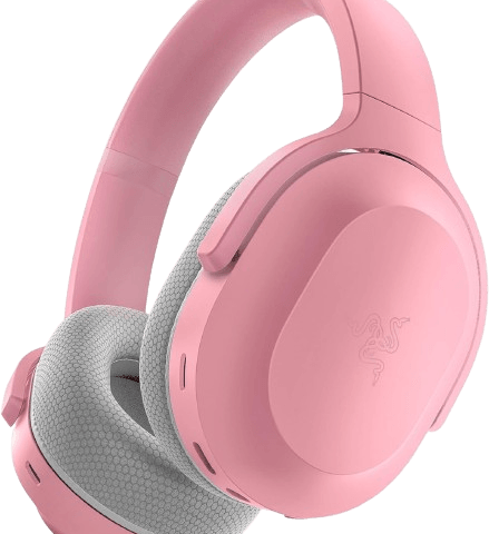 Razer Barracuda Wireless Gaming & Mobile Headset (PC, Playstation, Switch, Android, iOS): 2.4GHz Wireless + Bluetooth - Integrated Noise-Cancelling Mic - 50mm Drivers - 40 Hr Battery - Quartz Pink - Zapcart Technology Qatar