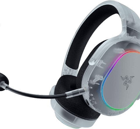 Razer Barracuda X Chroma - Phantom White (Triforce Tit.Drvs, SmartSwitch, Dtchable H.C Cardioid Mic, 285g, Razer RGB, Up to 70hrs Batt Life) - Zapcart Technology Qatar