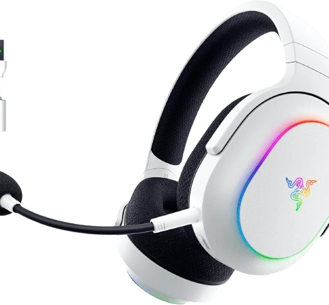Razer Barracuda X Chroma Wireless Gaming Headset: 2.4GHz Wireless & Bluetooth Lightweight - Chroma RGB (White) - Zapcart Technology Qatar