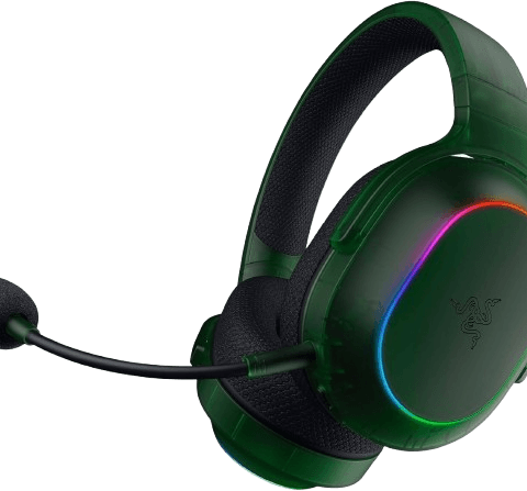 Razer Barracuda X Chroma Wireless Gaming Headset - Phantom Green (Triforce Tit.Drvs, SmartSwitch, Dtchable H.C Cardioid Mic, 285g, Razer RGB, Up to 70hrs Batt Life) - Zapcart Technology Qatar