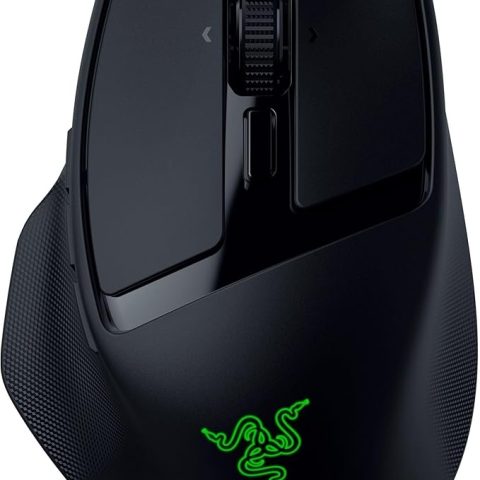 Razer Basilisk Mobile Portable Ergonomic Wireless Gaming Mouse (HyperSpeed WS, Gen-3 Opt M.S, 4-W Razer HyperScroll TW, Up to 180hrs Battery Life (10 buttons, 18K dpi Focus X Optical) - Zapcart Technology Qatar