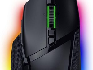 Razer Basilisk V3 35K Wired Ergonomic Gaming Mouse : HyperScroll Tilt Wheel - 35K DPI Optical Sensor Gen 2-13 Customizable Controls - Chroma RGB - Optical Switches Gen 3 - Speedflex Cable - Zapcart Technology Qatar