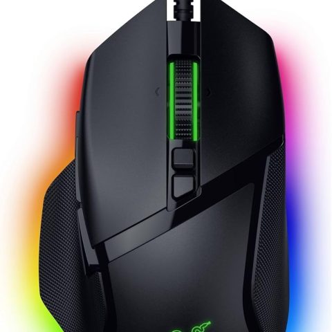 Razer Basilisk V3 35K Wired Ergonomic Gaming Mouse : HyperScroll Tilt Wheel - 35K DPI Optical Sensor Gen 2-13 Customizable Controls - Chroma RGB - Optical Switches Gen 3 - Speedflex Cable - Zapcart Technology Qatar