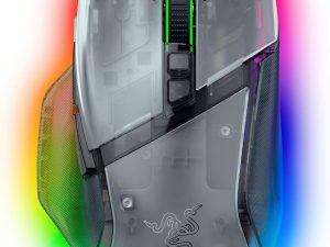 Razer Basilisk V3 Pro 35K - Phantom White (Optical MS Switches Gen-3, On-board MEM, HyperScroll TW, Chroma UnderGlow) - Zapcart Technology Qatar