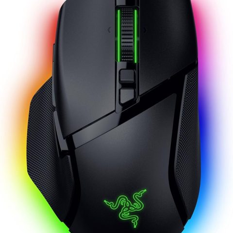 Razer Basilisk V3 Pro 35K Wireless Gaming Mouse: HyperScroll Tilt Wheel - 35K DPI Optical Sensor Gen 2-13 Customizable Controls - Chroma RGB - Optical Switches Gen 3 - Up to 140 Hr Battery - Zapcart Technology Qatar