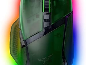 Razer Basilisk V3 Pro 35K Wireless Gaming Mouse - Phantom Green (Optical MS Switches Gen-3, On-board MEM, HyperScroll TW, Chroma UnderGlow) - Zapcart Technology Qatar