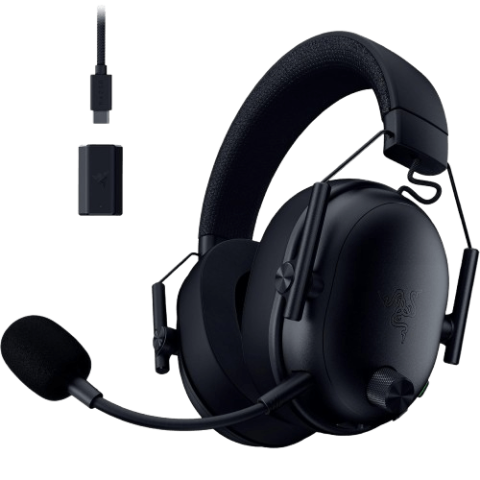 Razer BlackShark V3 (HS Wireless/BT/USB C Wired, Triforce Titanium 50mm Drivers Gen-2, Detach. HyperClear Mic, THX Spatial Audio) - Zapcart Technology Qatar