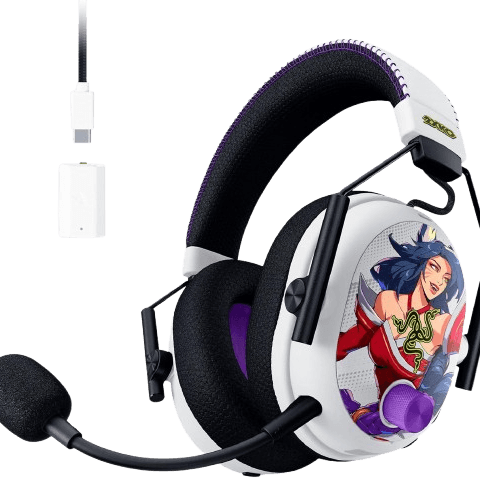 Razer BlackShark V3 Pro - 2XKO Edition (HS Wireless/BT/USB C Wired/3.5mm, Triforce Bio-Cellulose 50mm Drivers Gen-2, Hybrid ANC) - Zapcart Technology Qatar