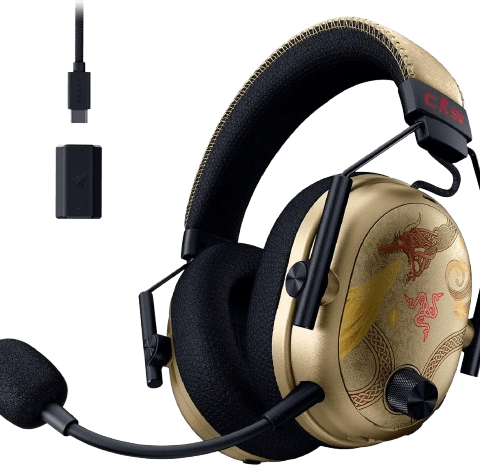 Razer BlackShark V3 Pro - CS2 Edition (HS Wireless/BT/USB C Wired/3.5mm, Triforce Bio-Cellulose 50mm Drivers Gen-2, Hybrid ANC) - Zapcart Technology Qatar