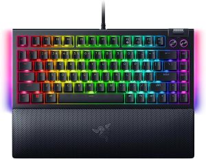 Razer BlackWidow V4 75% - Orange Switch (Hot-swappable design, Compact 75% Layout, Optimized Typing Experience) - Zapcart Technology Qatar