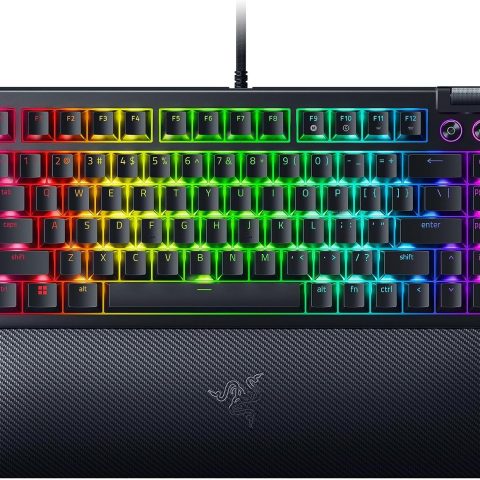 Razer BlackWidow V4 75% - Orange Switch (Hot-swappable design, Compact 75% Layout, Optimized Typing Experience) - Zapcart Technology Qatar