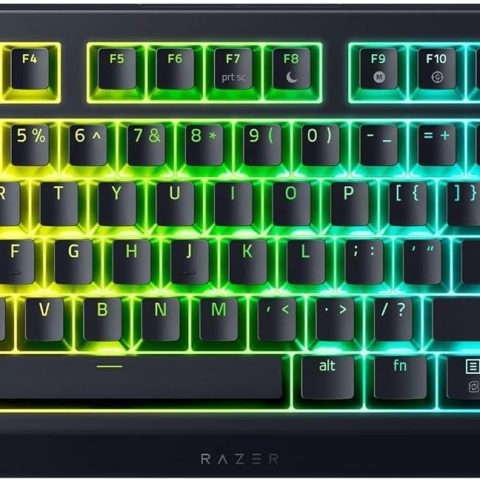 Razer BlackWidow V4 TKL HyperSpeed - Orange Switch (HS WLS/BT, Hot-Swappable, Multi-Function Roller + 3 Ctrl Buttons, Up to 980hrs batt life) - Zapcart Technology Qatar