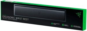 Razer Ergonomic Wrist Rest Standard - Full Sized (Plush leatherette Memory Foam Cushion, Anti-slip Rubber Feet) - Zapcart Technology Qatar