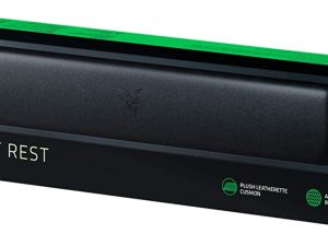 Razer Ergonomic Wrist Rest Standard - Full Sized (Plush leatherette Memory Foam Cushion, Anti-slip Rubber Feet) - Zapcart Technology Qatar