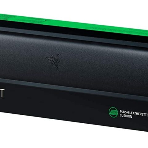 Razer Ergonomic Wrist Rest Standard - Full Sized (Plush leatherette Memory Foam Cushion, Anti-slip Rubber Feet) - Zapcart Technology Qatar
