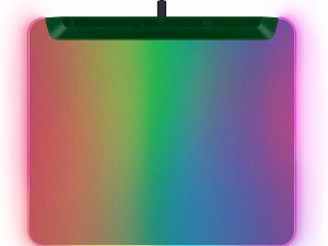 Razer Firefly V2 Pro Fully Illuminated Gaming Mouse Mat with Chroma RGB - Phantom Green (Edge-to-Edge Backlit Design, 15-Zone Chroma Lighting, Integrated USB 2.0 Port) - Zapcart Technology Qatar
