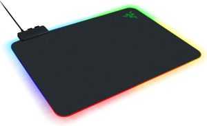 Razer Firefly V2 RGB Gaming Mouse Pad (19 Chroma Lighting Zones, Built-in Cable Catch, Optimized Surface Coating, Anti-slip Base) - Zapcart Technology Qatar