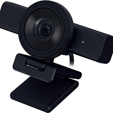 Razer Kiyo V2 (4K AI Webcam, Auto Framing, HDR, Ultra-wide Angle Lens, Built-In Mic, Integrated Privacy Shutter) - Zapcart Technology Qatar