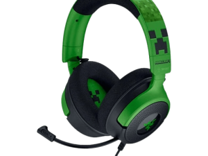 Razer Kraken V4 X - Minecraft Edition (Triforce Tit. Drivers, HyperClear Mic, 7.1 Surround, Hybrid Fabric & Leatherette Mem-foam Ear Cushions) - Zapcart Technology Qatar