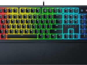 Razer Ornata V3 Gaming Keyboard (Low Profile Mecha-Membrane, UV-Coated Keycaps, Media Keys, Magnetic Soft-Touch Wrist Rest, 10 Zones RGB) - Zapcart Technology Qatar