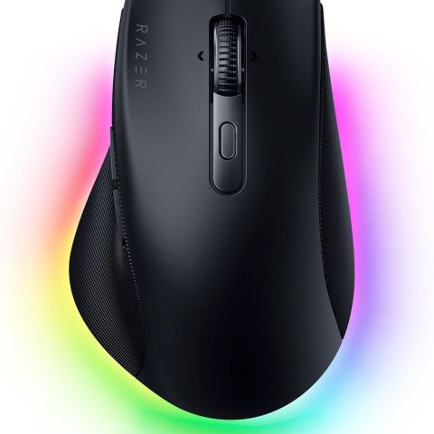 Razer Pro Click V2 Wireless Mouse (Razer HyperScroll Tech, AI Prompt Master, 14-Zone Lighting w/Underglow) - Zapcart Technology Qatar