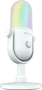 RAZER Seiren V3 Chroma RGB USB Microphone: Stream & Game Reactive Lighting - White - Zapcart Technology Qatar