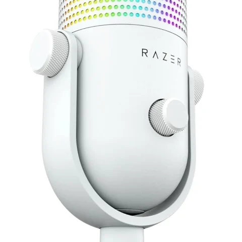 RAZER Seiren V3 Chroma RGB USB Microphone: Stream & Game Reactive Lighting - White - Zapcart Technology Qatar