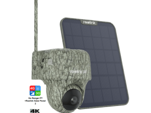 Reolink 4K Cellular Trail Camera, 3G/4G LTE, 360° Full View, 4K Live Streaming & Playback on Phone, Animal Recognition, No-Glow IR, Smart Motion Activated, Solar Powered Game Camera, Go Ranger PT - Zapcart Technology Qatar