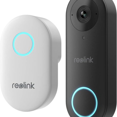Reolink Doorbell WiFi Camera - Wired 2K Outdoor Video Doorbell, 5G&2.4G WiFi Security Camera System, Smart Detection Local Storage No Subscription Front Door Camera Home Security, Customized Chime V2 - Zapcart Technology Qatar