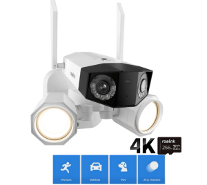Reolink Duo Floodlight WiFi - 4K 180° Panoramic WiFi Camera with Floodlights - Zapcart Technology Qatar