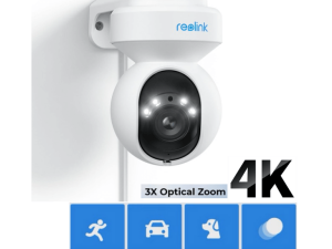 Reolink E1 Outdoor Pro 4K/8MP Plug-in WiFi 6 Security Camera, PTZ Camera for Home Security, Wi-Fi 6 New Tech, Motion Tracking, Smart Detection, 3X Optical Zoom, Motion Spotlight - Zapcart Technology Qatar