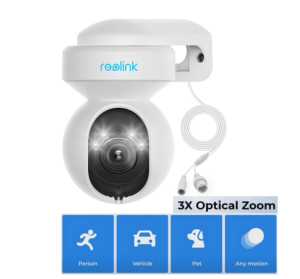 Reolink E1 Outdoor Smart 5MP PTZ WiFi Camera with Motion Spotlights -5MP Super HD @ 25FPS Max - Zapcart Technology Qatar