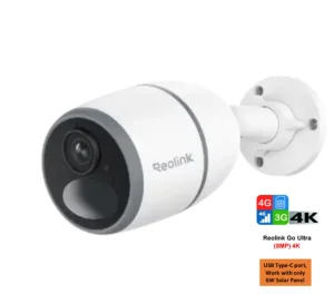 Reolink Go Ultra (8MP) 4K Smart 4G LTE Battery Powered Solar Camera - Zapcart Technology Qatar