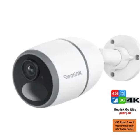 Reolink Go Ultra (8MP) 4K Smart 4G LTE Battery Powered Solar Camera - Zapcart Technology Qatar
