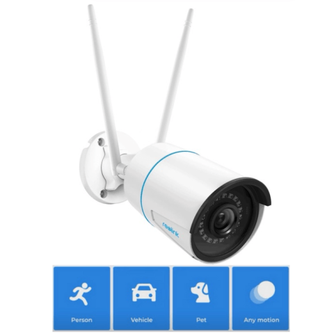 Reolink RLC-510WA Plug-in Outdoor WiFi Security Camera, 5MP HD Dual Band Wired Wi-Fi Camera for Home Security-2.4/5 Ghz, Smart Detection, Motion Detection, Night Vision, IP67 Waterproof - Zapcart Technology Qatar