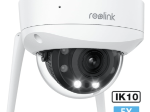 Reolink RLC-843WA/W437 4K WiFi Security Camera Outdoor, Dome Surveillance Camera with IK10 Vandal-Proof Construction, Wi-Fi 6 New Tech, Smart Detection, 5X Optical Zoom, Color Night Vision, Non-PT Cam - Zapcart Technology Qatar