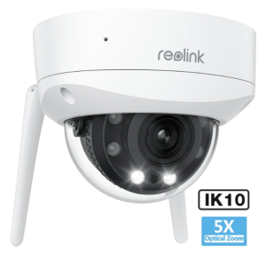 Reolink RLC-843WA/W437 4K WiFi Security Camera Outdoor, Dome Surveillance Camera with IK10 Vandal-Proof Construction, Wi-Fi 6 New Tech, Smart Detection, 5X Optical Zoom, Color Night Vision, Non-PT Cam - Zapcart Technology Qatar