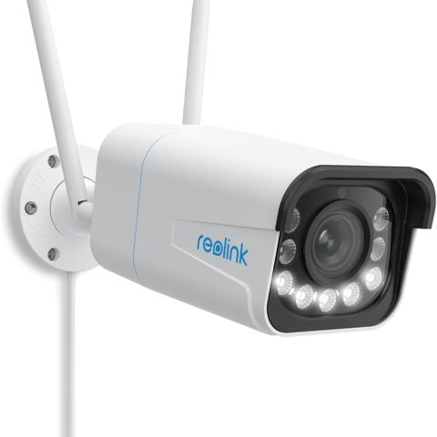 Reolink W430 RLC-811WA 4K 8MP Outdoor Security Camera with 5X Optical Zoom, Wi-Fi 6 Tech, Smooth Remote Viewing with H.265 Recording, Color Night Vision, Human/Vehicle/Animal Detection - Zapcart Technology Qatar