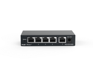 REYEE RG-ES105D, 5-port 10/100Mbps Desktop Unmanaged Switch - Zapcart Technology Qatar